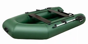 Моторная надувная Лодка ПВХ SibRiver (Сибривер) Skiff (Скиф) - 270 НДНД зелёный