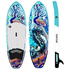 Надувная доска для sup-бординга IBOARD 11' AQUA Надувная доска для sup-бординга IBOARD 11' AQUA