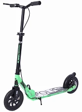 Самокат Novatrack (Новатрак) Polis Disc, зеленый, колеса 200 мм