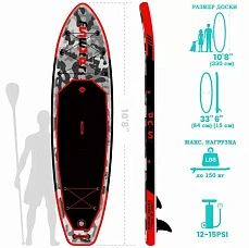 Надувная доска для sup-бординга FUNWATER Honor W10B